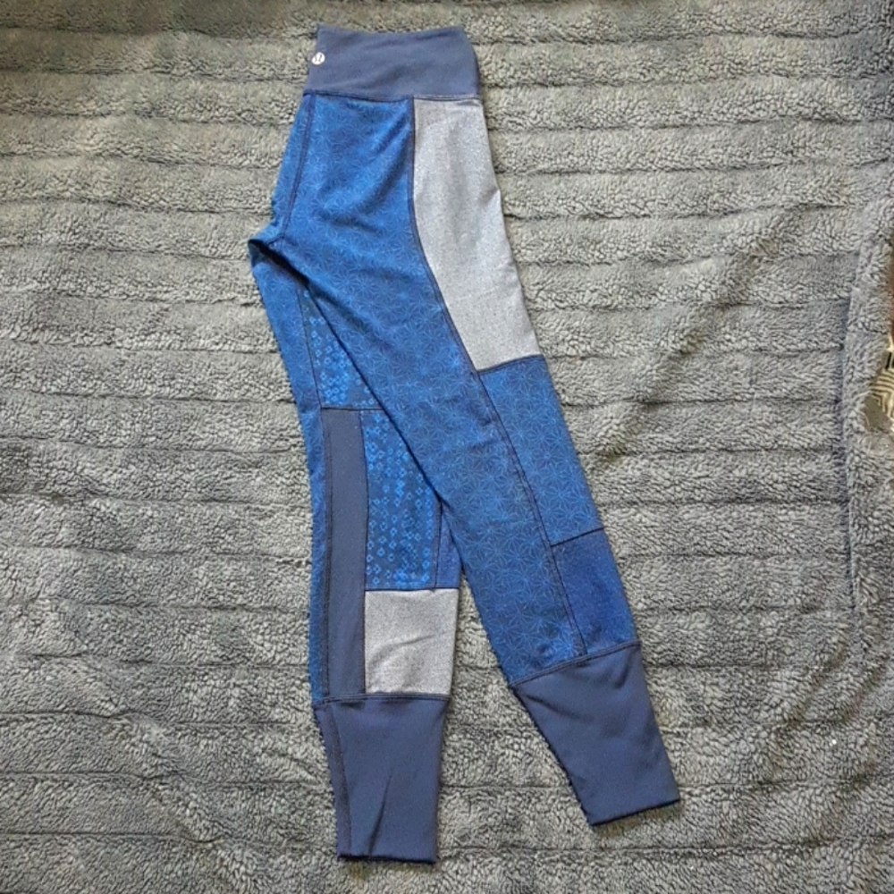 Lululemon Wunder Under Pants "Sashiko"